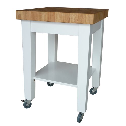 International Concepts Dining Essentials Kitchen Cart