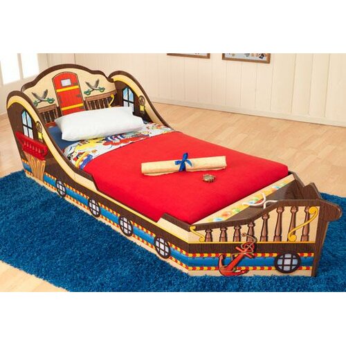 KidKraft Pirate Convertible Toddler Bed