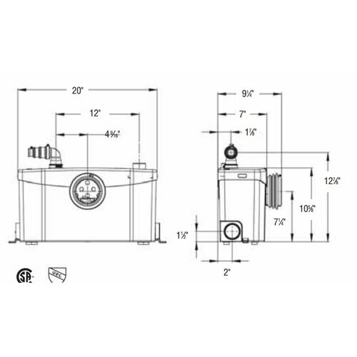 SaniFlo Saniplus Macerating System