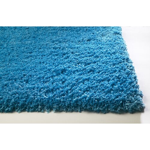 KAS Rugs Bliss Highlighter Blue Area Rug