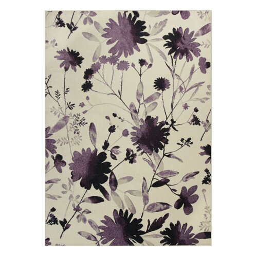 KAS Oriental Rugs Reflections Purple Watercolors Rug