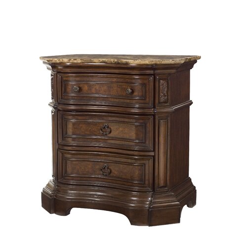 Samuel Lawrence Edington 3 Drawer Nightstand