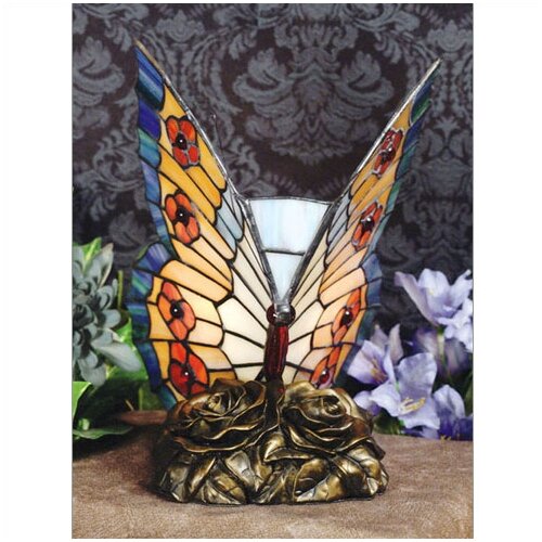 Chloe Lighting Tiffany Butterfly 10 H Table Lamp