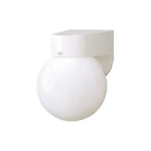 Thomas Lighting Plastic Outdoor Globe 1 Light Wall Sconce