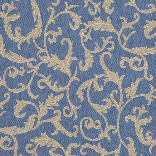 Safavieh Courtyard Blue/Natural Persian Rug