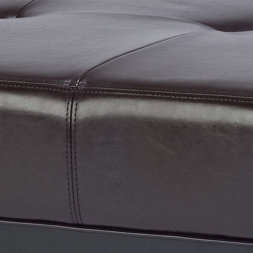 Safavieh Fulton Leather Ottoman