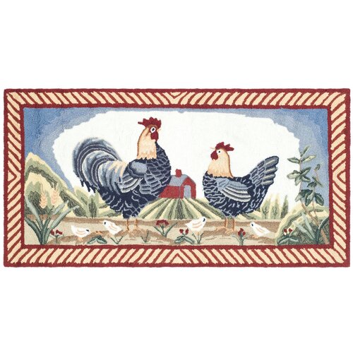 Safavieh DuraRug Rooster Novelty Rug