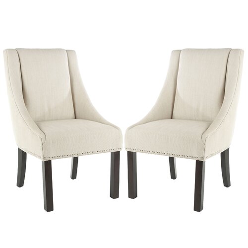 Safavieh Molly Sloping Arm Chair (Set of 2)