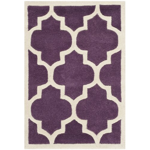 Safavieh Chatham Purple / Ivory Moroccan Rug