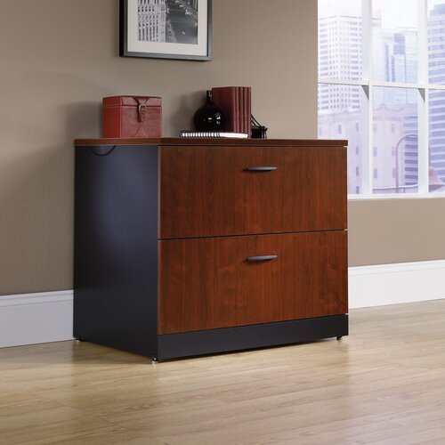 Sauder Via Lateral File Cabinet with Hutch