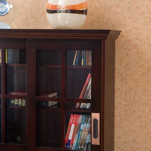 Wildon Home ® Broxton Sliding Door Media Cabinet in Espresso