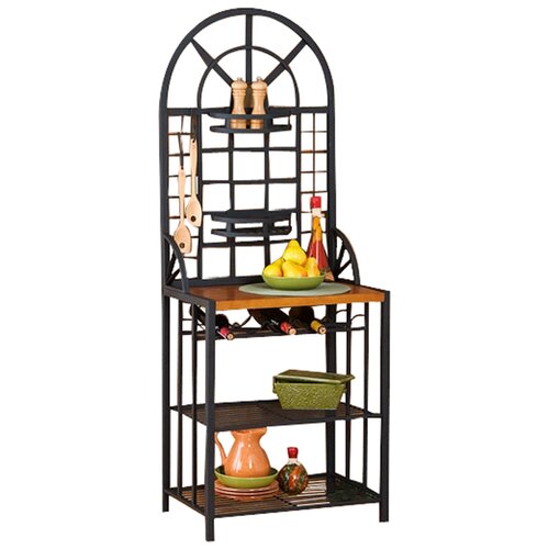 Wildon Home ® Heights Bakers Rack in Black