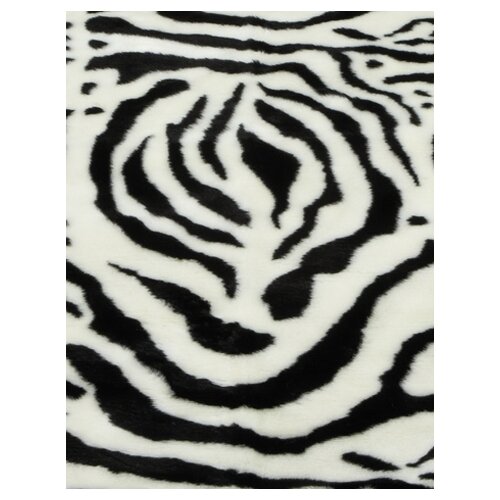 Walk On Me Animal Zebra White Spine Rug