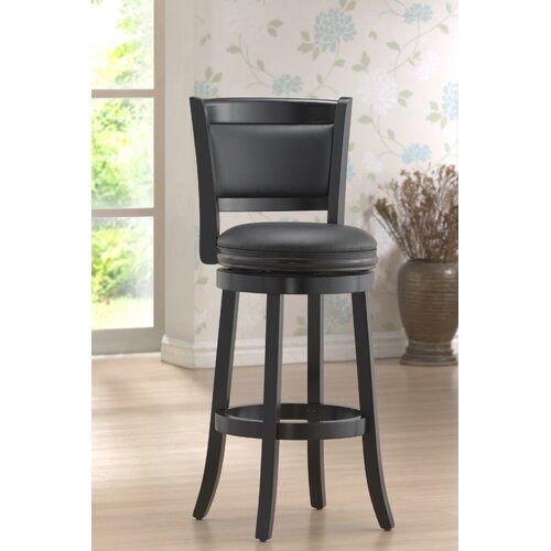 Boraam Augusta 29 Bar Stool in Black