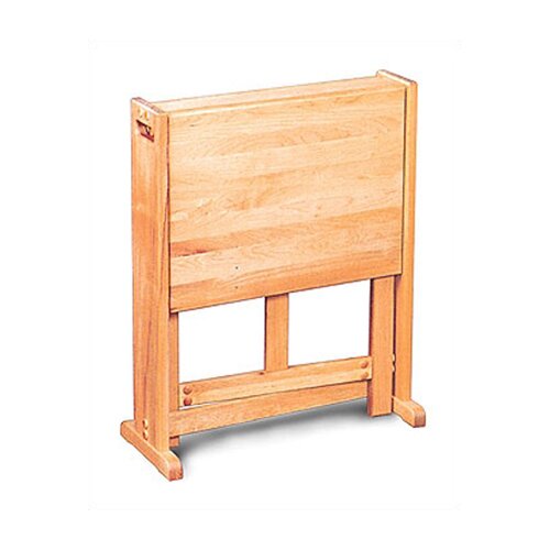 Catskill Craftsmen, Inc. Fold Away Prep Table with Butcher Block Top