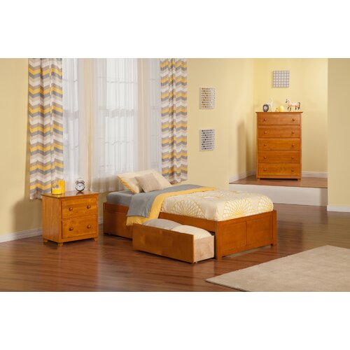 Atlantic Furniture Urban Lifestyle Concord Platform Bed with Storage