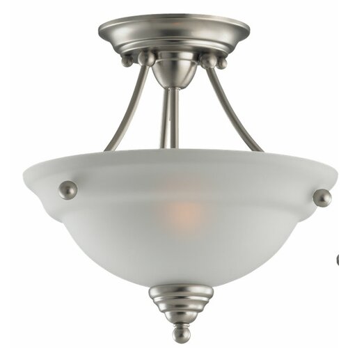 Sea Gull Lighting Albany 2 Light Convertible Inverted Pendant