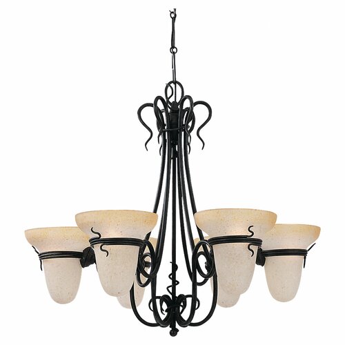 Sea Gull Lighting Saranac Lake 6 Light Chandelier