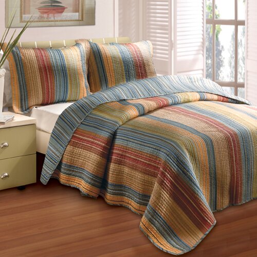 Greenland Home Fashions Katy Quilt Set