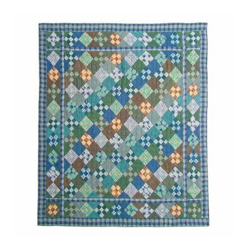 Patch Magic Chambray Nine Patch Quilt