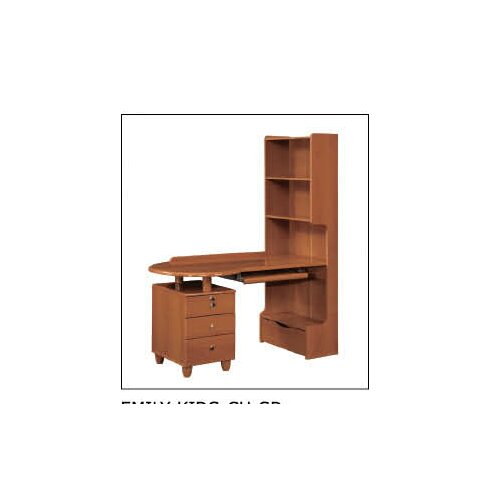 Bolton Furniture Essex Large 52 W Pedestal Childrens Computer Desk