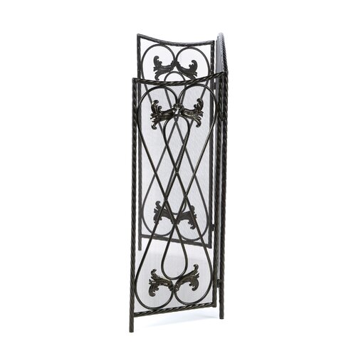 Uttermost Effie 3 Panel Metal Fireplace Screen