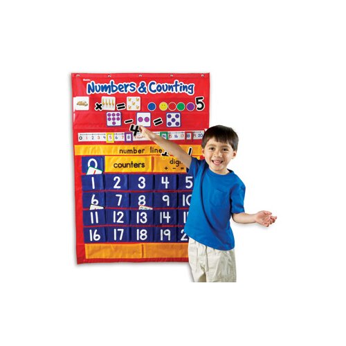 Learning Resources Numbers and Counting Pocket Chart