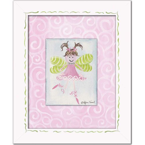 Doodlefish Fairies Fairy Framed Giclee   Light Brown Wall Art