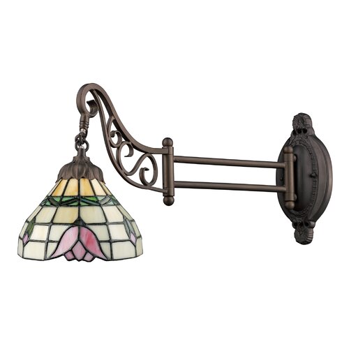 Landmark Lighting Mix N Match Flower Swing Arm Wall Sconce