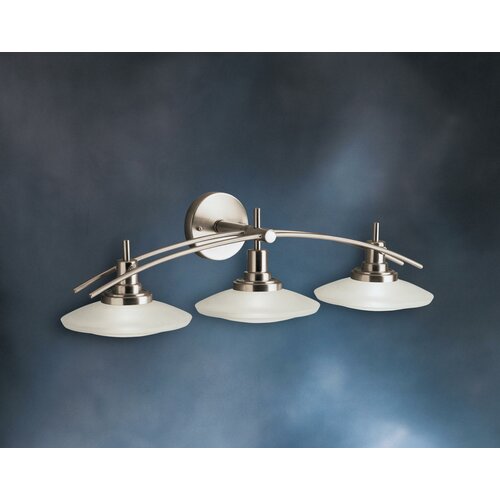 Kichler Structures Vanity Light in Brushed Nickel