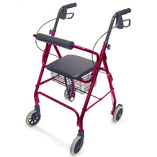 Briggs Healthcare Ultra Lightweight Aluminum Rollator with 6