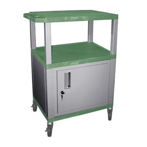 Wilson Company Tuffy 34 Utility AV Cart with Cabinet