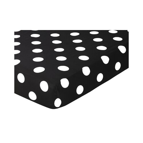 Sweet Jojo Designs Hot Dot Fitted Crib Sheet