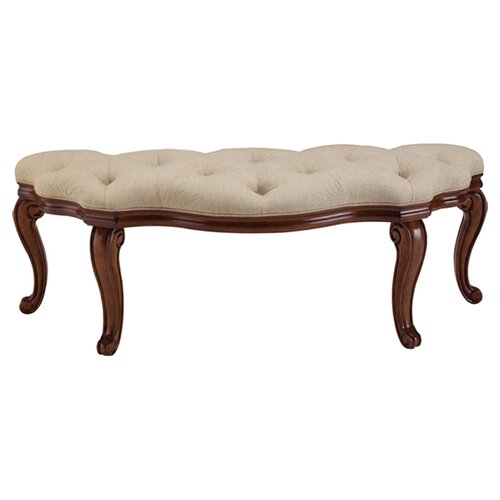 American Drew Cherry Grove Wooden Bedroom Bench