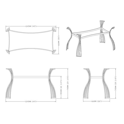 Chintaly Imports Aileen Dining Table