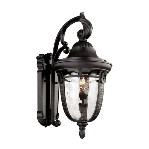 transglobe lighting braided roman 1 light outdoor wall