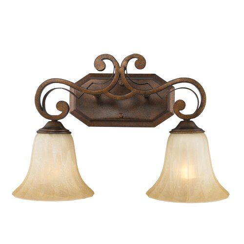 Golden Lighting Pemberly Court 2 Light Bath Vanity