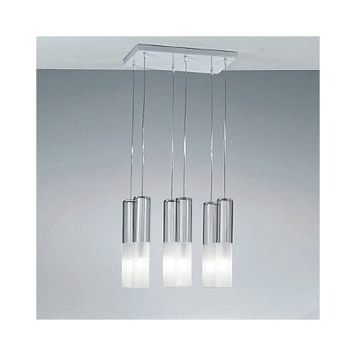 Zaneen Lighting Jazz Five Light Pendant Holder in White