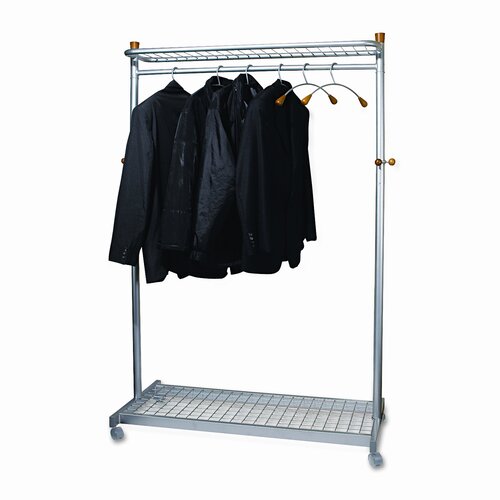 Alba Modern Mobile Garment Rack