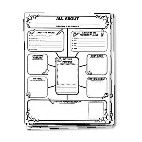 Scholastic All About Me Web Graphic Organizer & Reviews | Wayfair