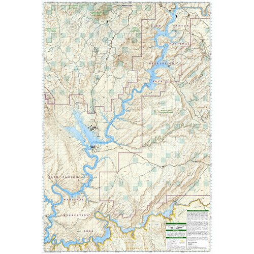 National Geographic Maps Trails Illustrated Map Glen Canyon National