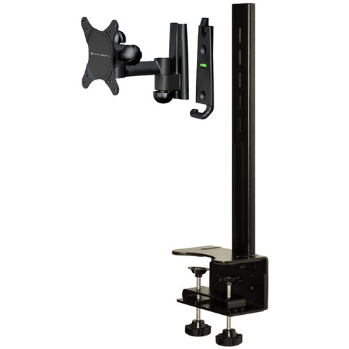 Level Mount Full Motion Single Arm Desktop Mount