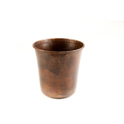 Premier Copper Products Hand Hammered Copper Trash Can