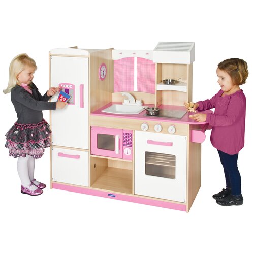 Guidecraft Dramatic Play 7 Piece Kitchen Set