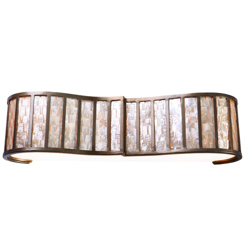 Varaluz Affinity Sustainable Shell 3 Light Bath Vanity Light