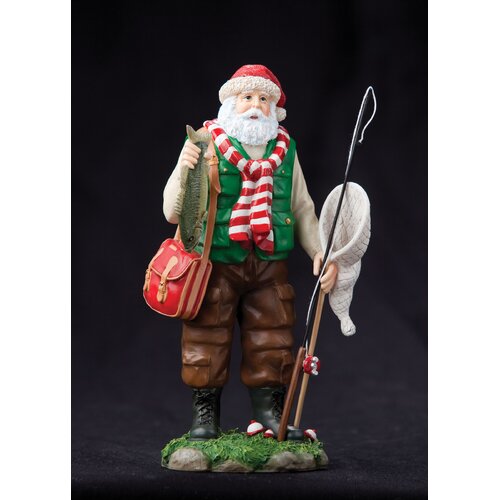 Precious Moments Lake Fisherman Fisherman Santa Figurine