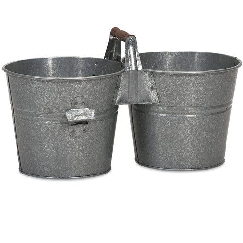 IMAX Galvanized Double Beverage Bucket