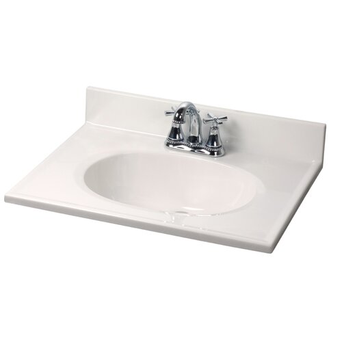 CraneFaucet Astra Lav 61 Double Bowl Marble Vanity Top