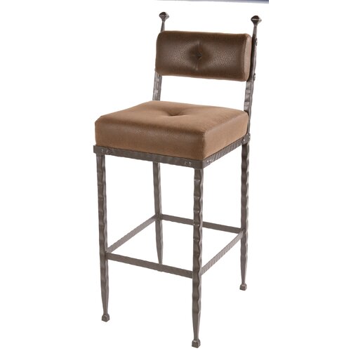 Stone County Ironworks Forest Hill 30 Padded Back Barstool