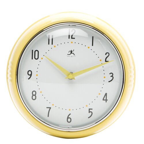 Infinity Instruments Retro Wall Clock in Aura